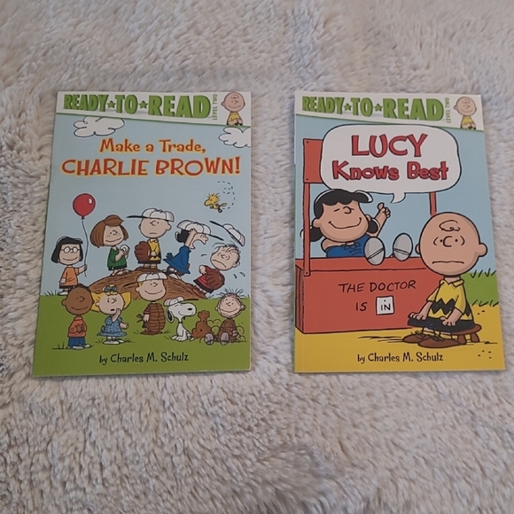Peanuts Kids Book Set - Charlie Brown & Lucy Knows Best - Picture 1 of 7